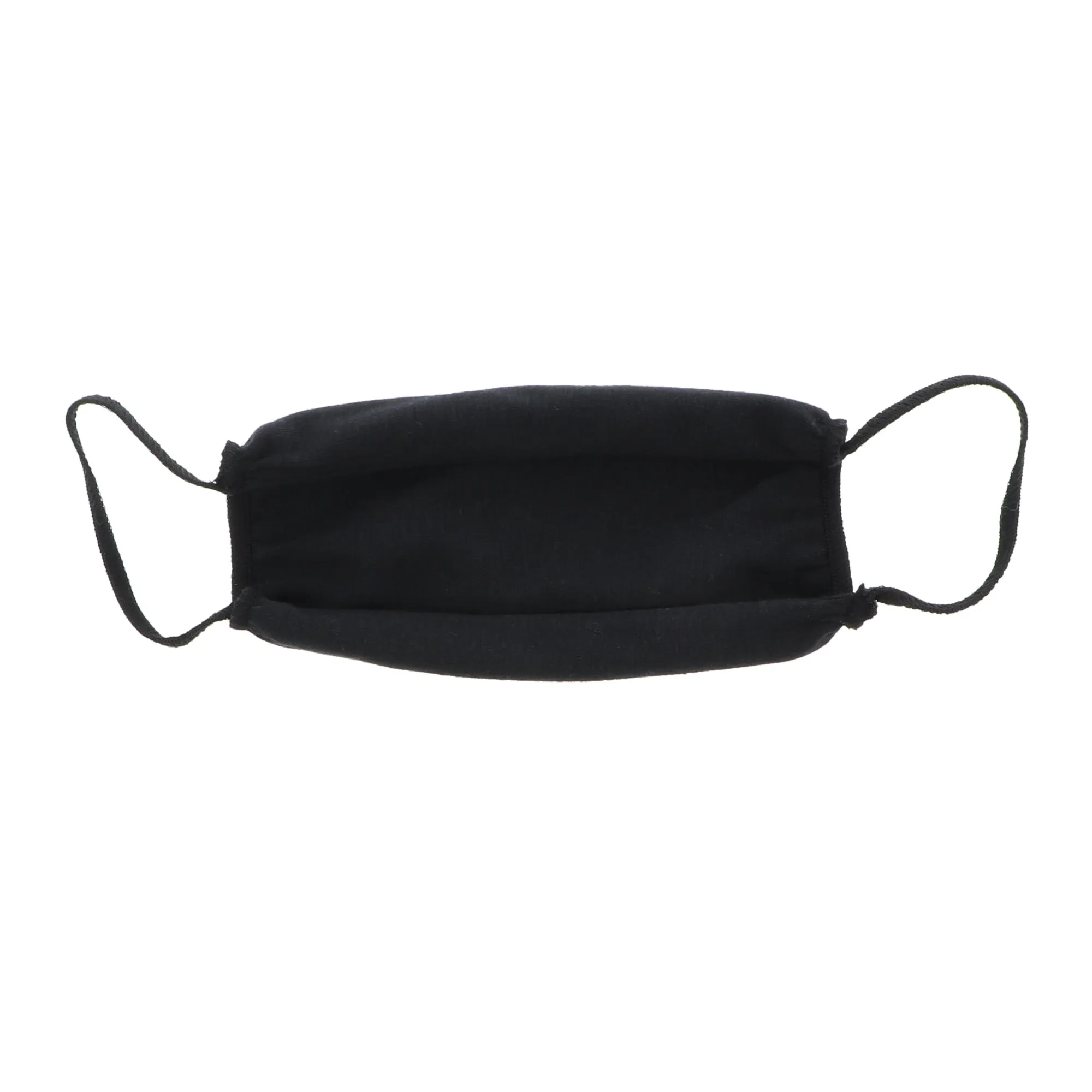 2 Ply Face Mask MADE IN USA Cotton Solid Black Washable Masks and Neck Gaiter Matching Set