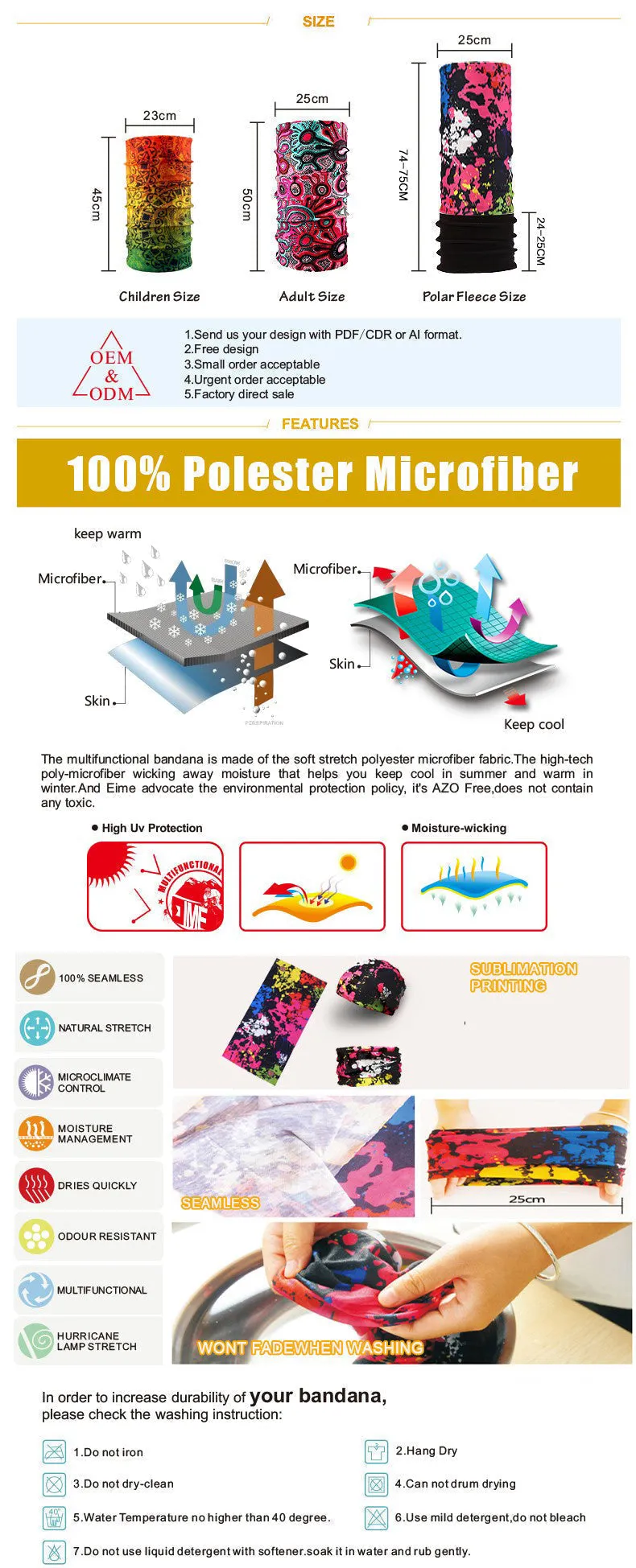 Customize Cooling Neck Gaiters