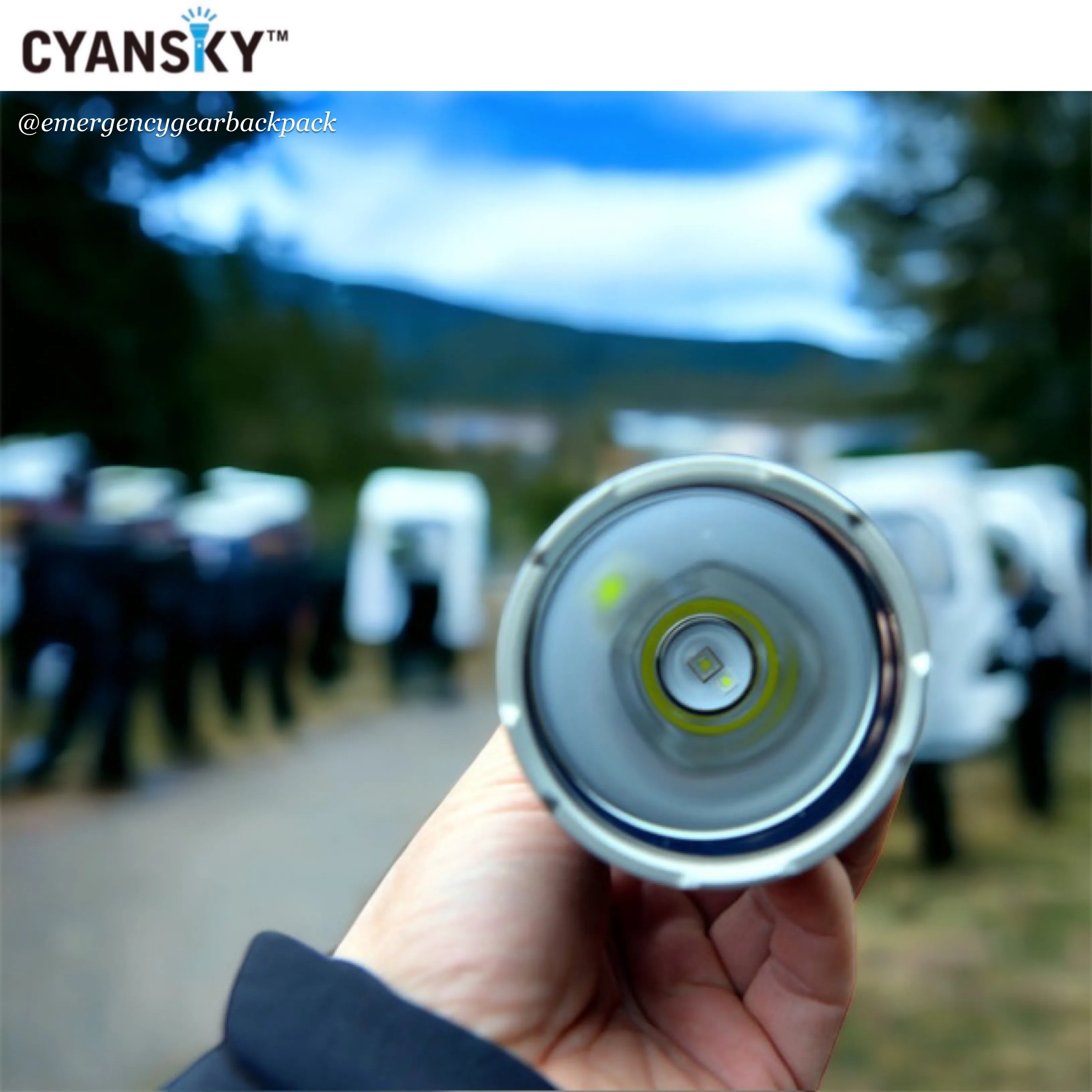 Cyansky H5GT Dual-light source Searchlight