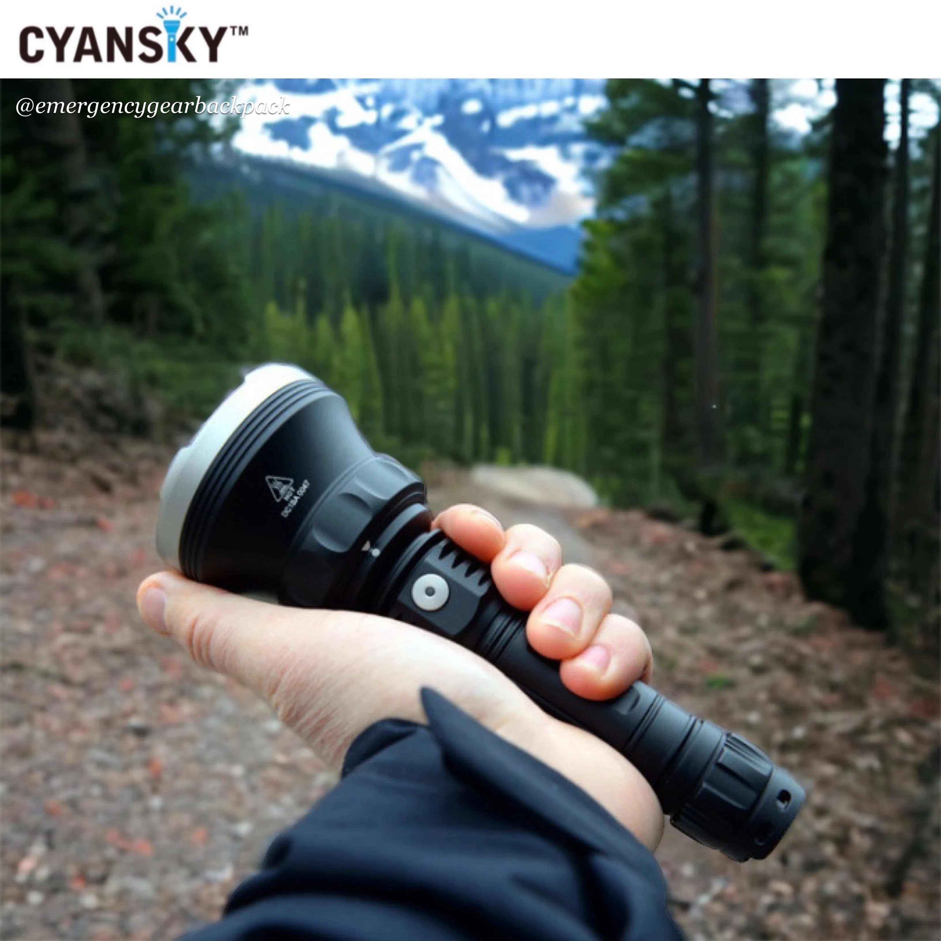 Cyansky H5GT Dual-light source Searchlight
