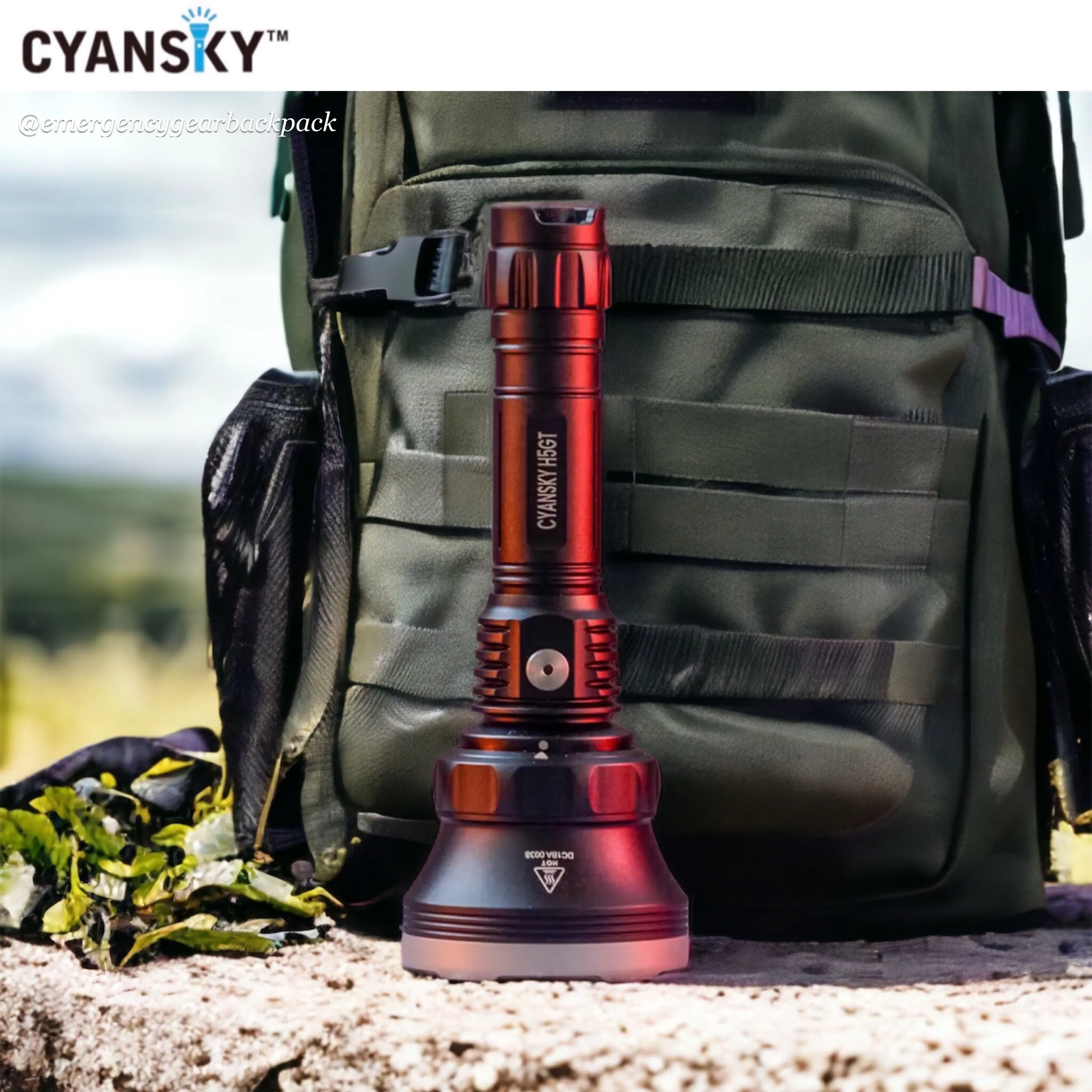 Cyansky H5GT Dual-light source Searchlight