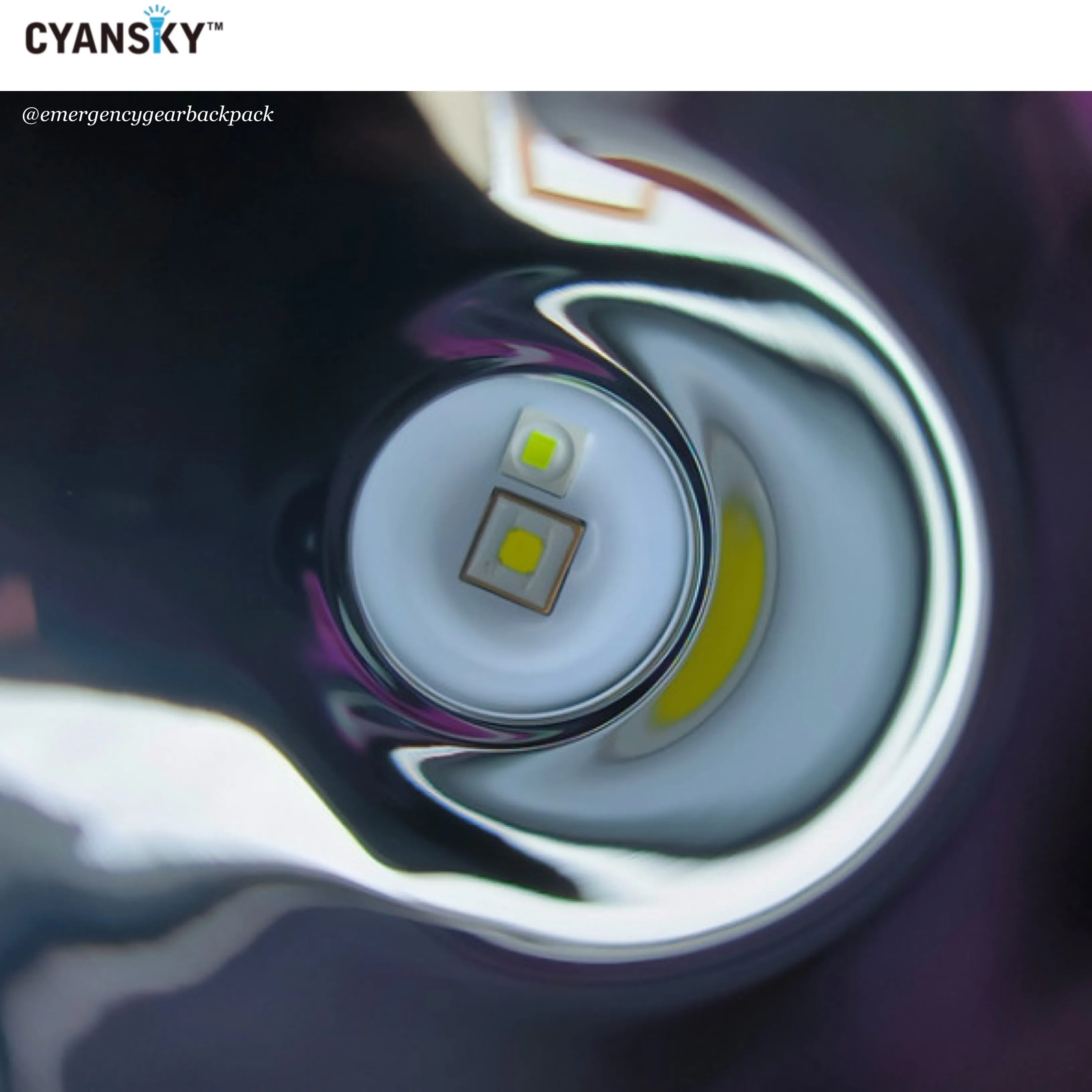 Cyansky H5GT Dual-light source Searchlight