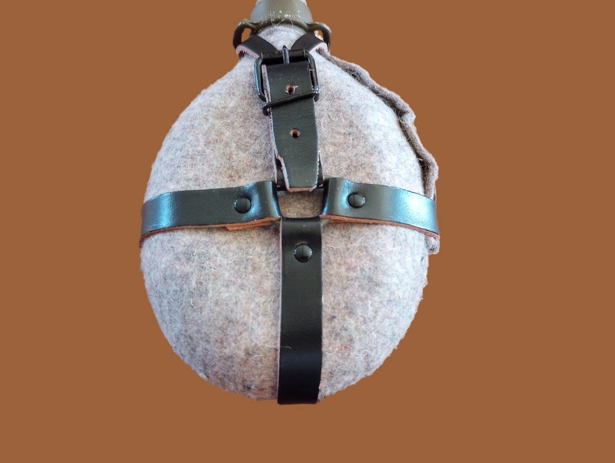 CZECH MILITARY M60 CANTEEN & WOOL FELT COVER WATER BOTTLE FLASK ORIGINAL