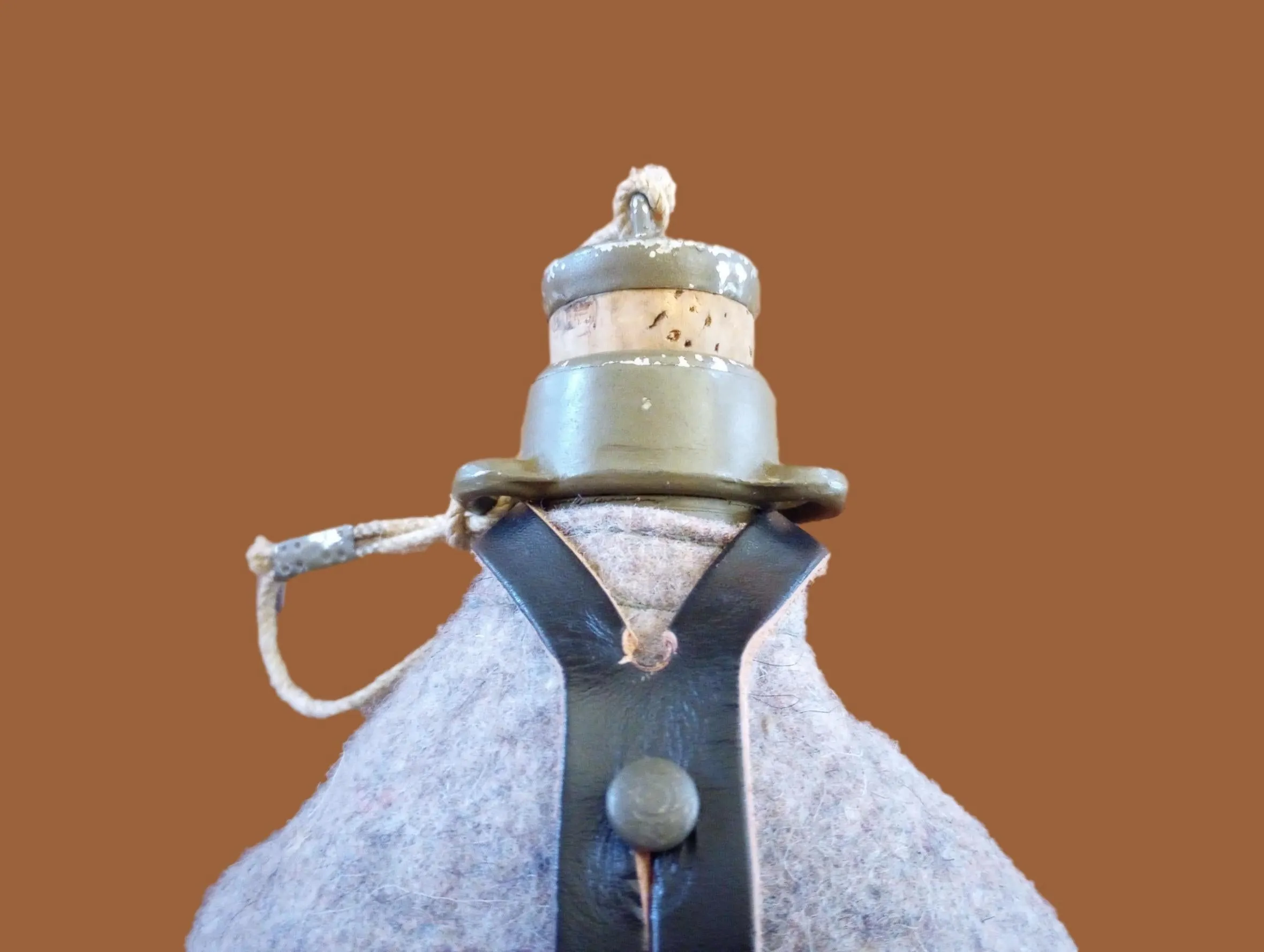 CZECH MILITARY M60 CANTEEN & WOOL FELT COVER WATER BOTTLE FLASK ORIGINAL