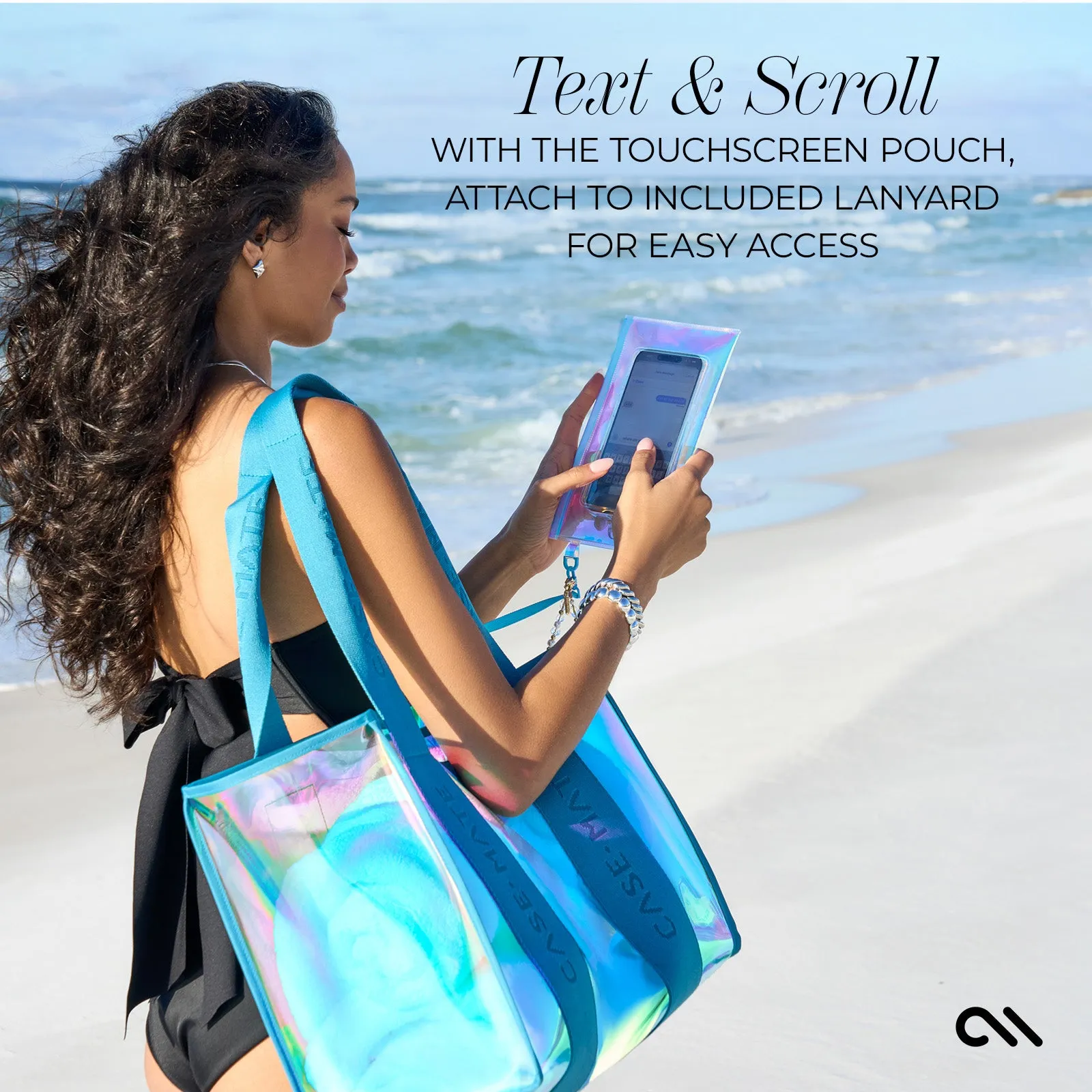 Emerald Blue Soap Bubble Travel Tote