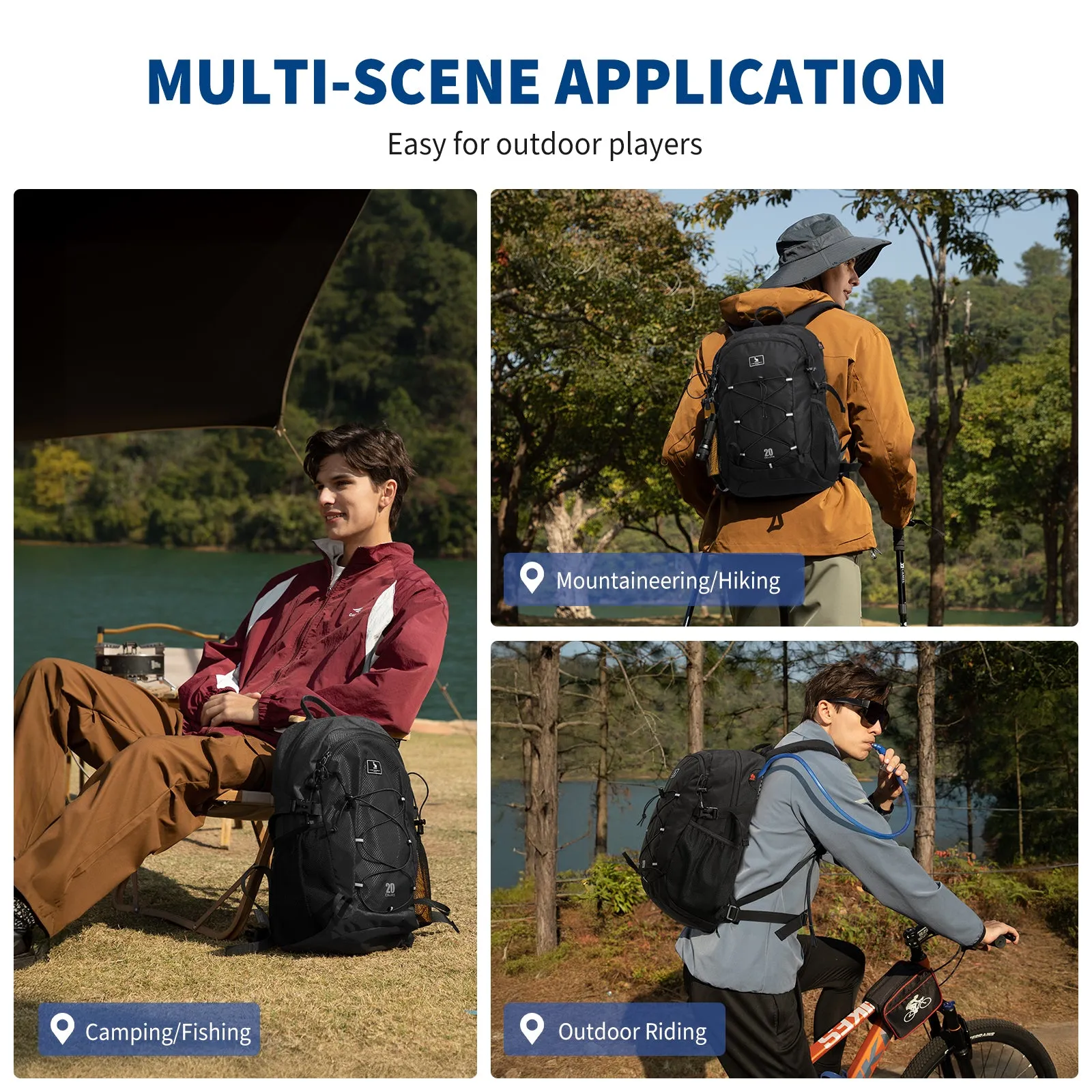 EXPLORER 20L Lightweight Outdoor Backpack