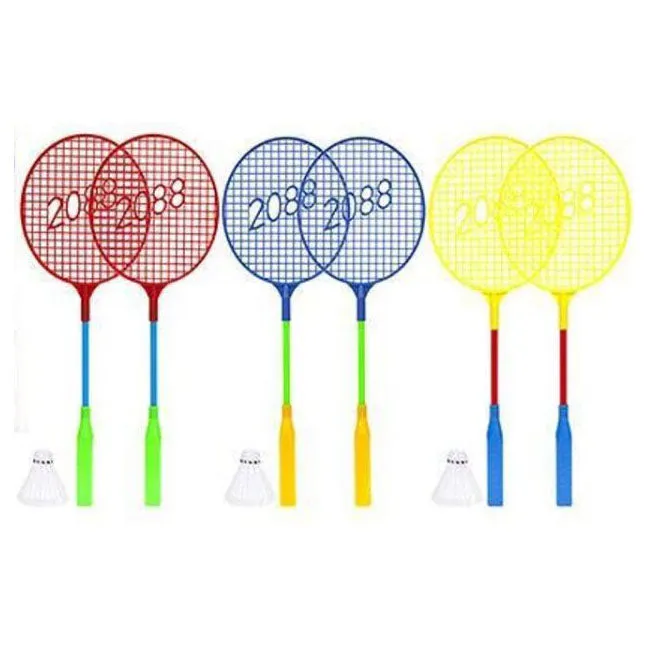 Lightweight Plastic Badminton Set with Shuttlecock