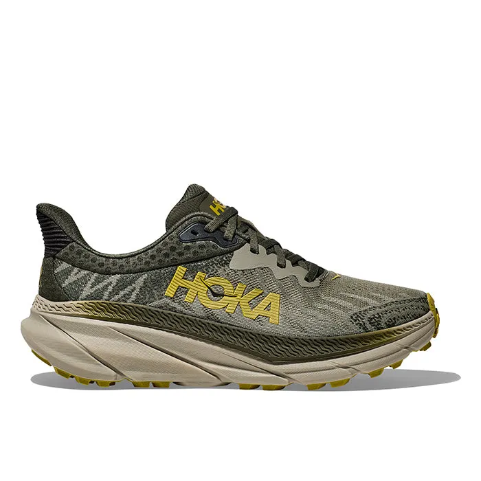 Mens Hoka Challenger ATR 7 in Olive Haze/Forest Cover