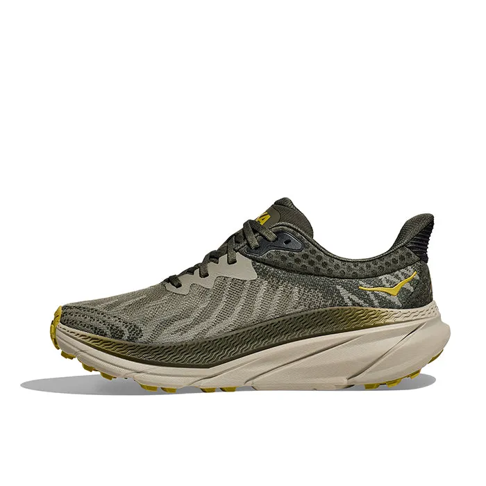 Mens Hoka Challenger ATR 7 in Olive Haze/Forest Cover