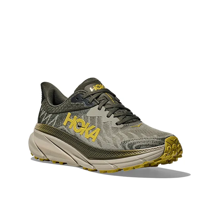 Mens Hoka Challenger ATR 7 in Olive Haze/Forest Cover