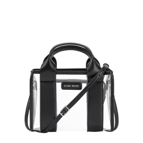 Midnight Black & Clear Micro Tote