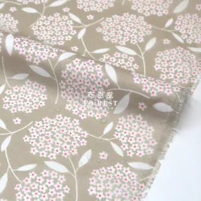 Nylon Waterproof - Flower 薄防水Gray