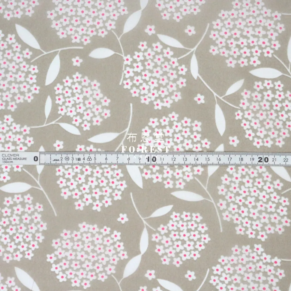 Nylon Waterproof - Flower 薄防水Gray