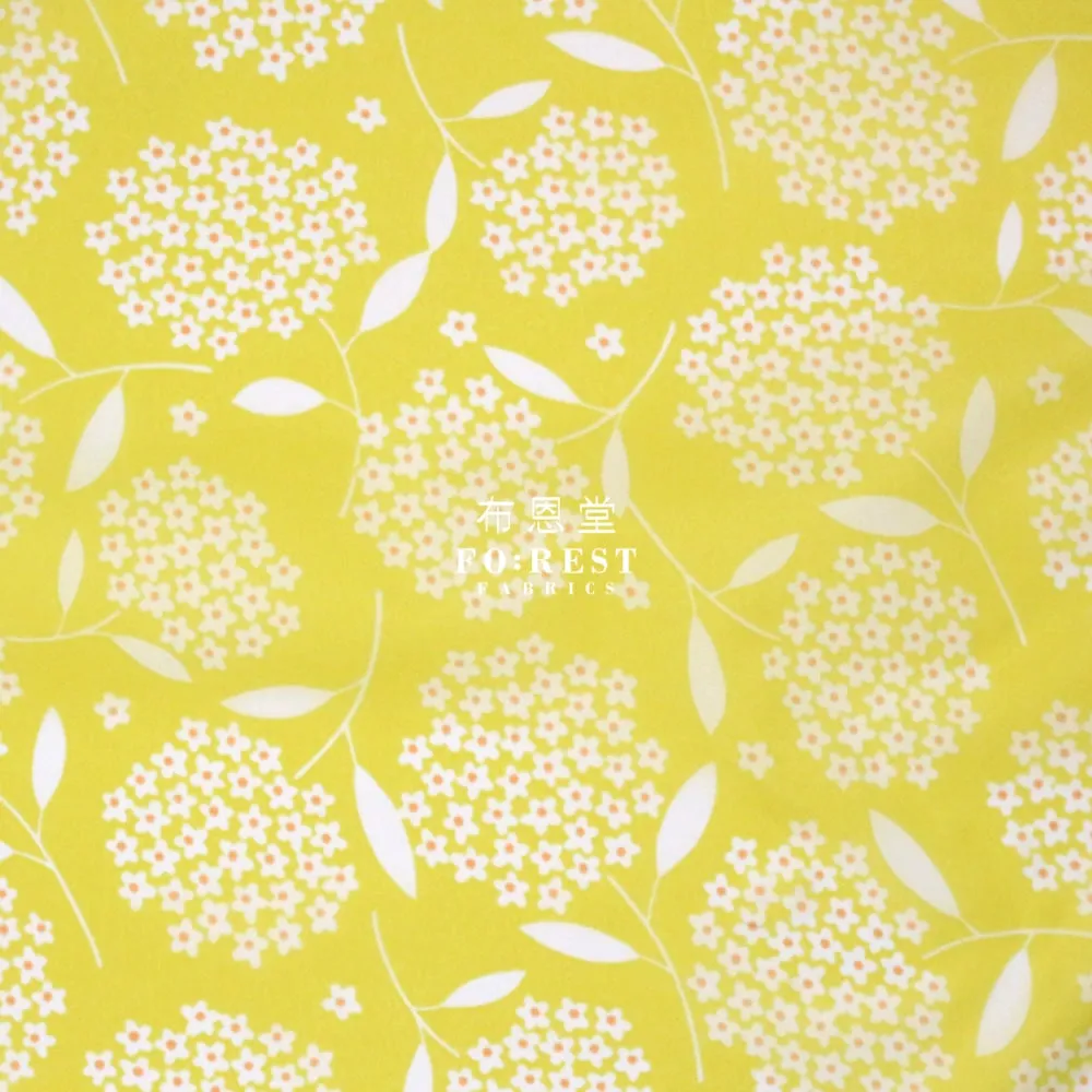 Nylon Waterproof - Flower 薄防水Yellow