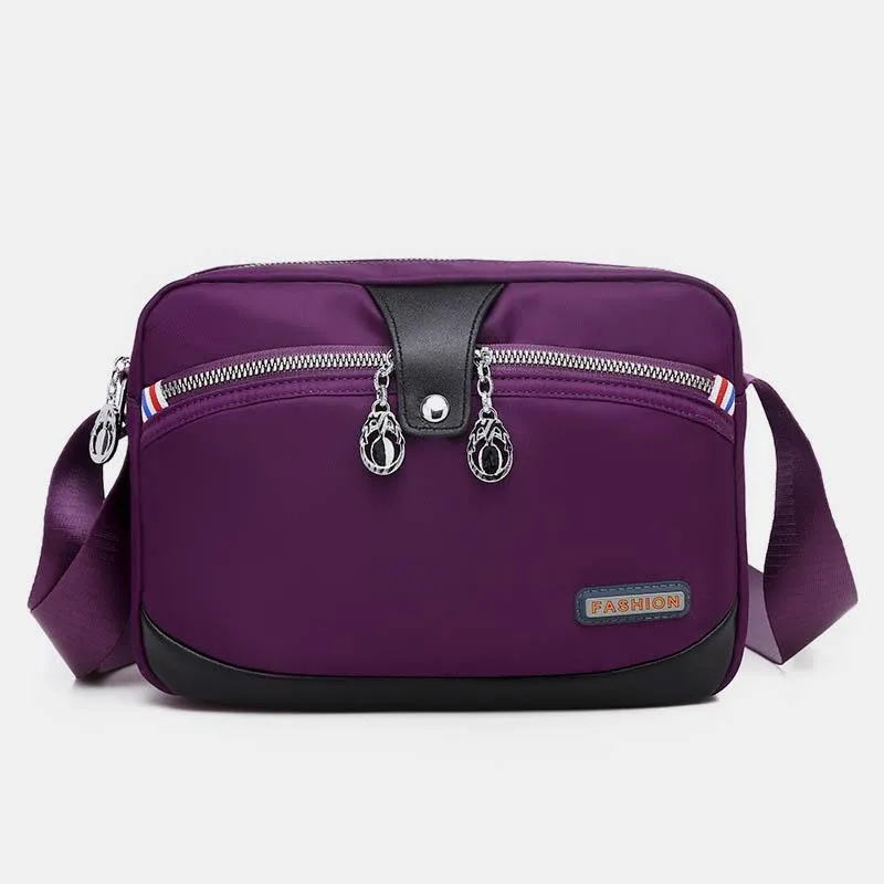Nylon Waterproof Outdoor Shoulder Crossbody Bag