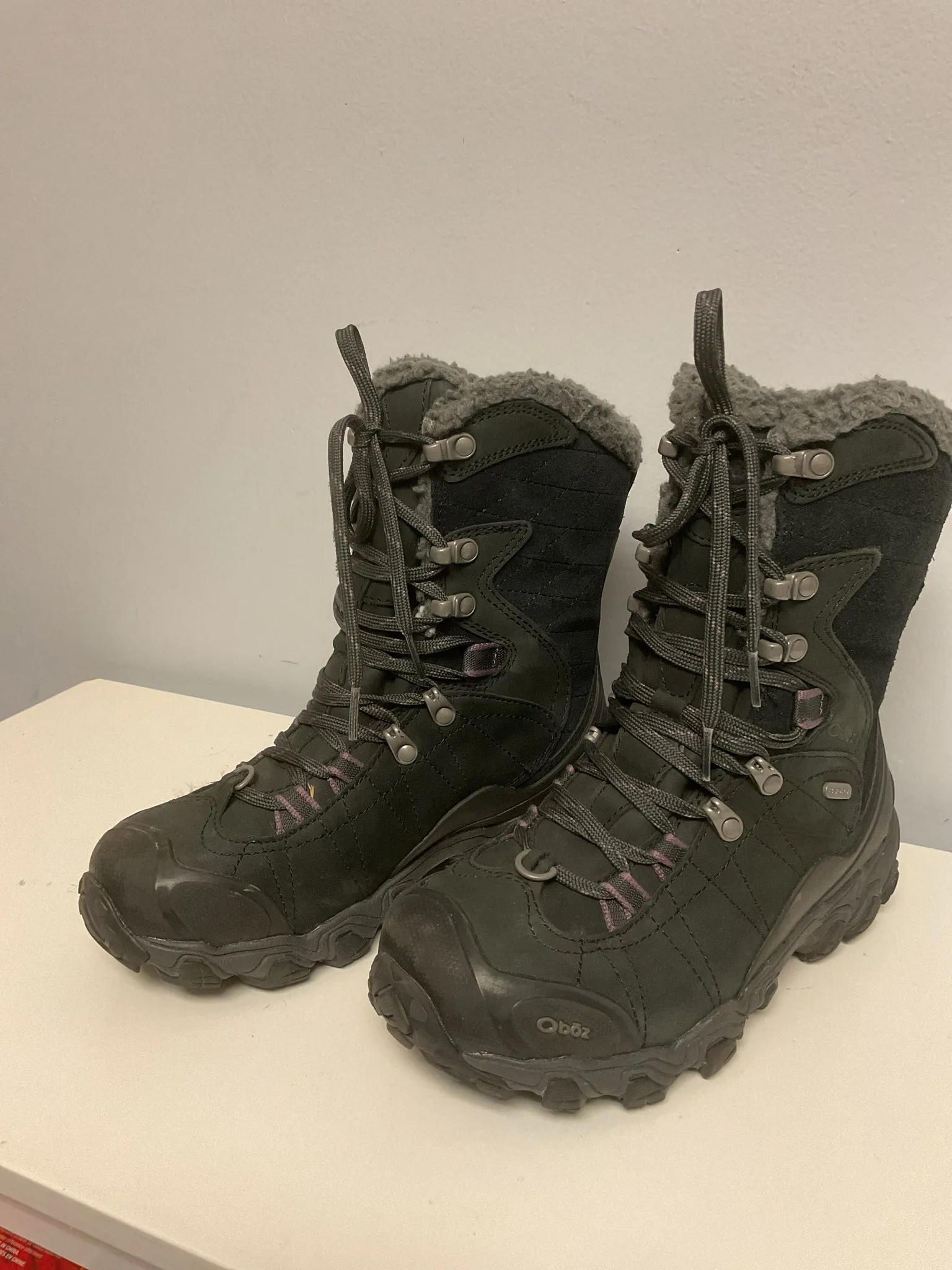 Oboz Child Shoe Size 6 Black Boots
