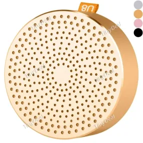 Portable Outdoor Bluetooth Speaker Aluminium Alloy Lightweight Superb Sound for Indoor Outdoor