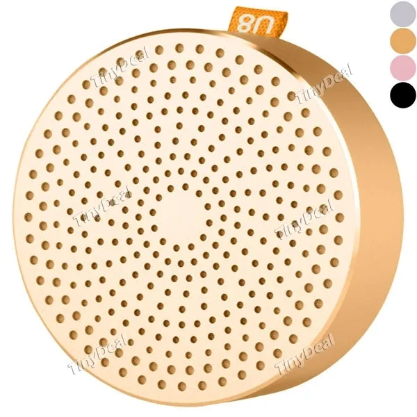 Portable Outdoor Bluetooth Speaker Aluminium Alloy Lightweight Superb Sound for Indoor Outdoor