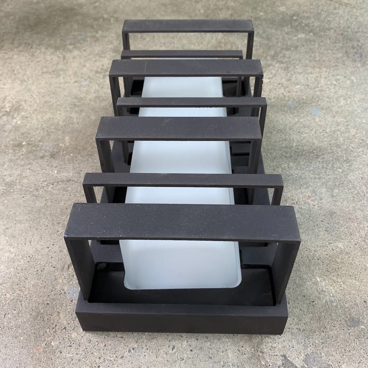 Portfolio Outdoor Wall Light, Glen Hallow, Black and White