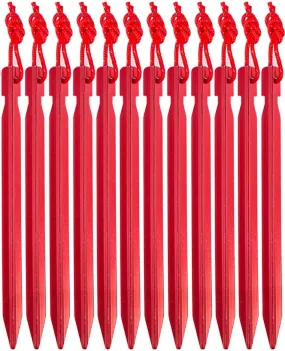 Premium Aluminum Stakes - 12 Pack