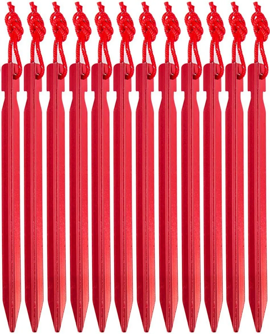 Premium Aluminum Stakes - 12 Pack