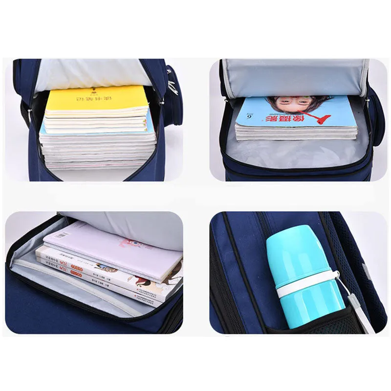 Printed Reflective Waterproof Backpack Toddler Primary School Bookbag