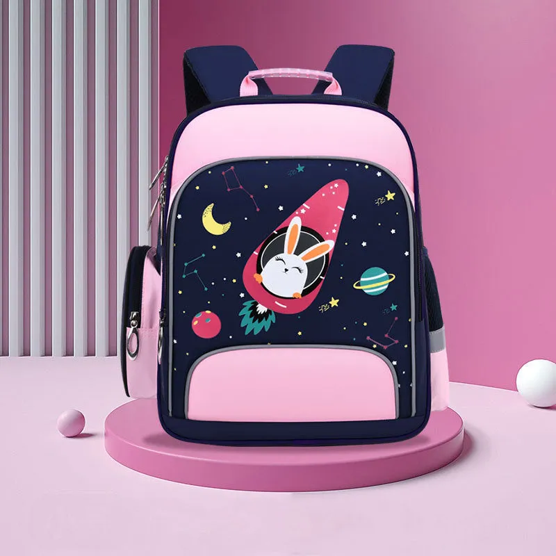 Printed Reflective Waterproof Backpack Toddler Primary School Bookbag