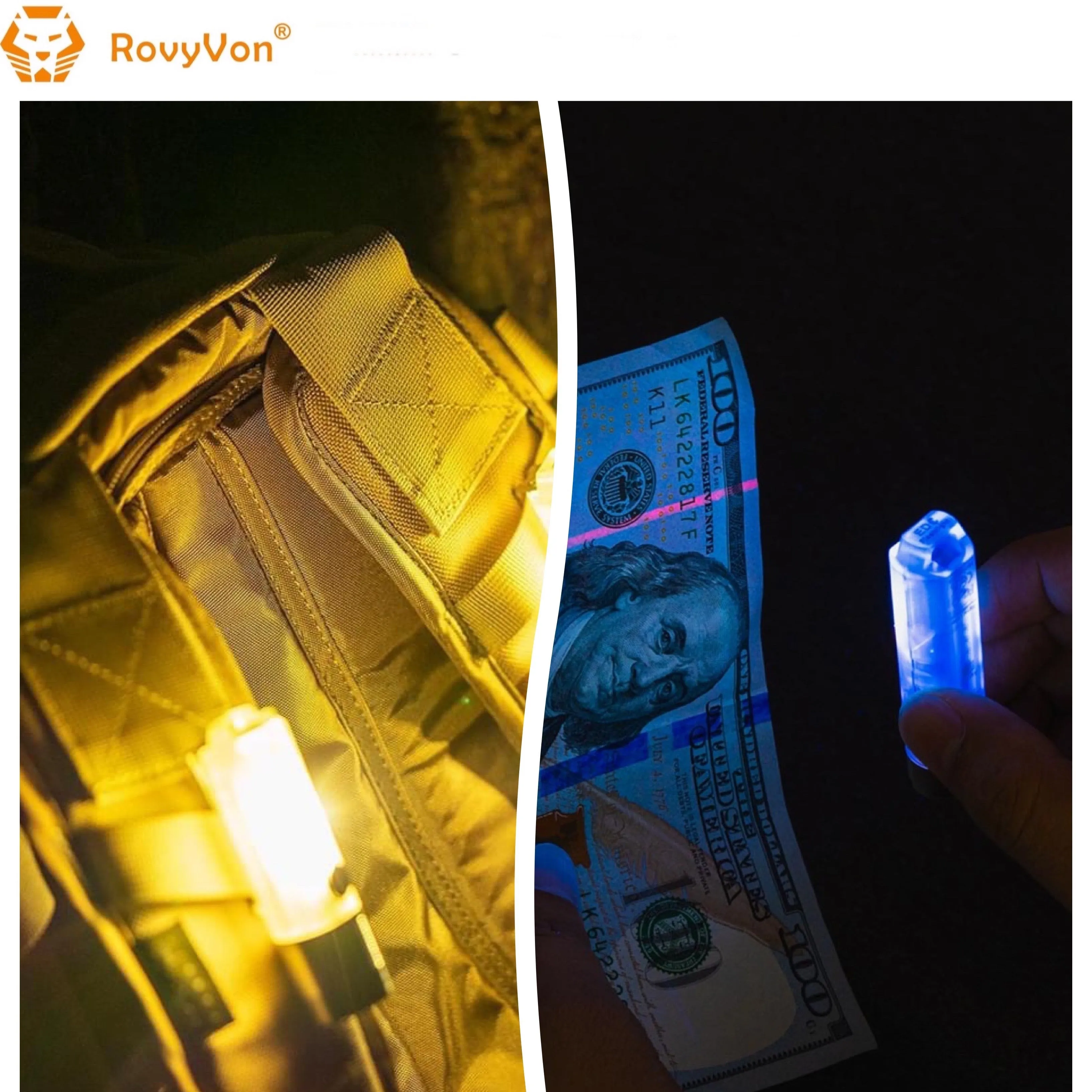 RovyVon Aurora A28 1000LMS Multipurpose EDC Keychain Flashlight