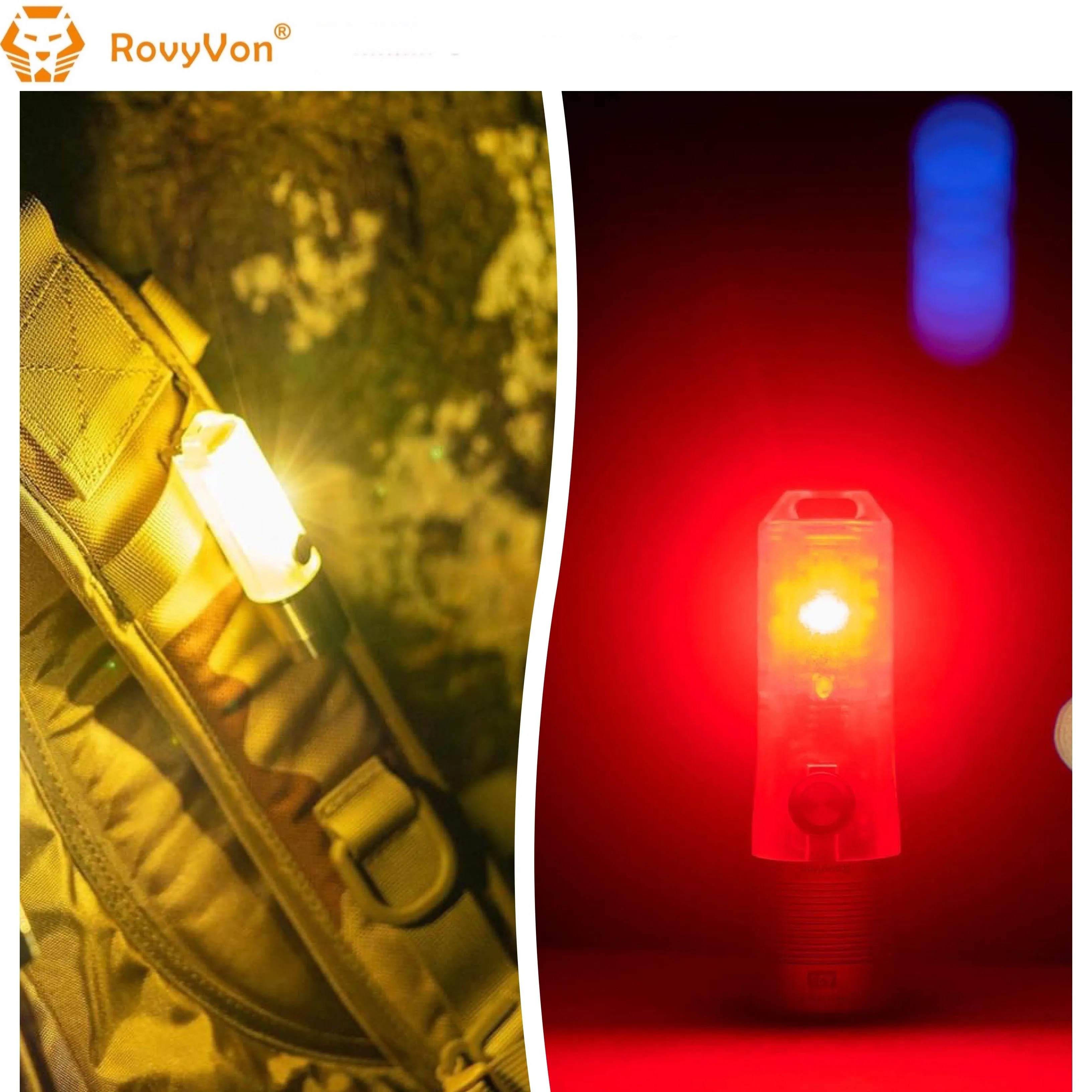 RovyVon Aurora A28 1000LMS Multipurpose EDC Keychain Flashlight