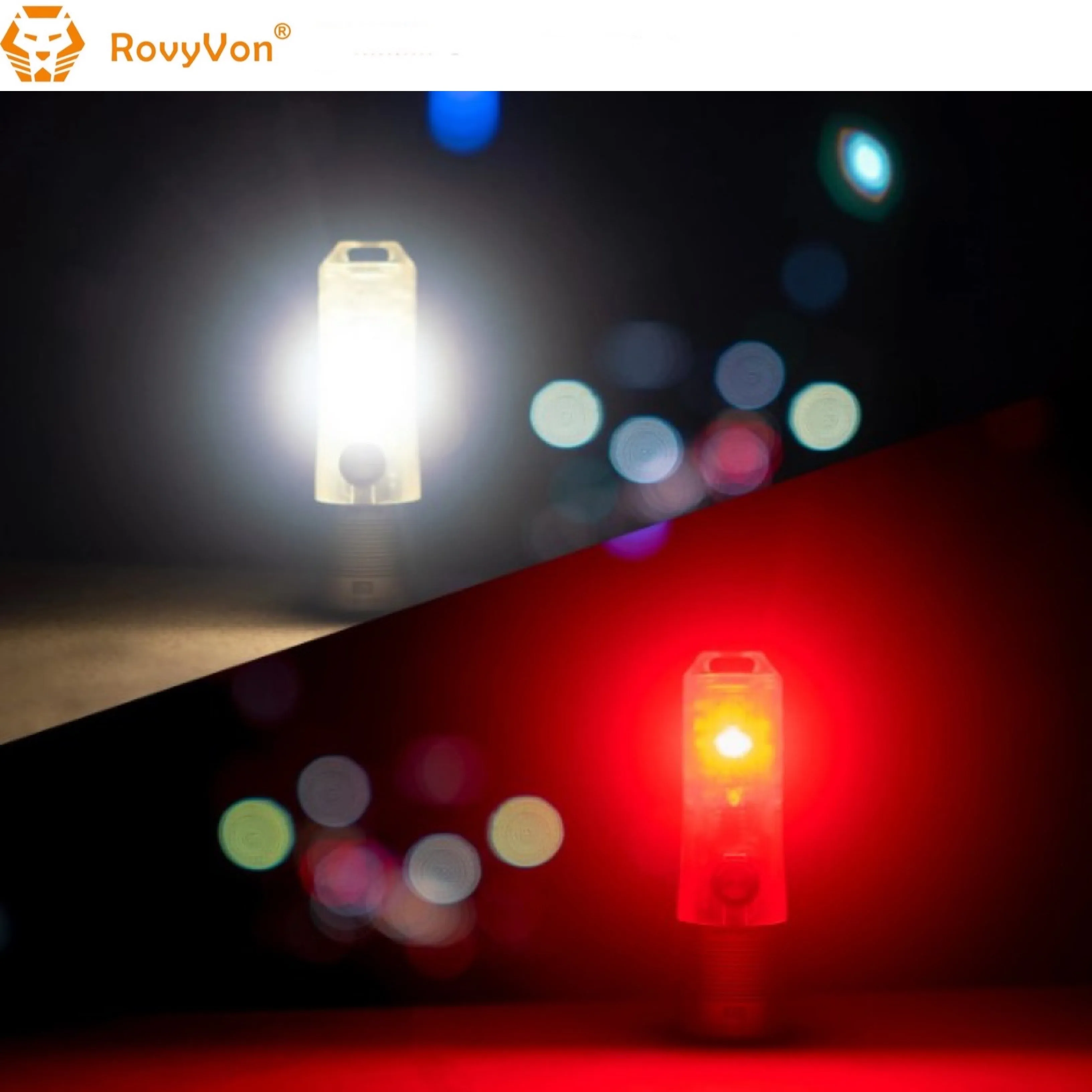 RovyVon Aurora A28 1000LMS Multipurpose EDC Keychain Flashlight