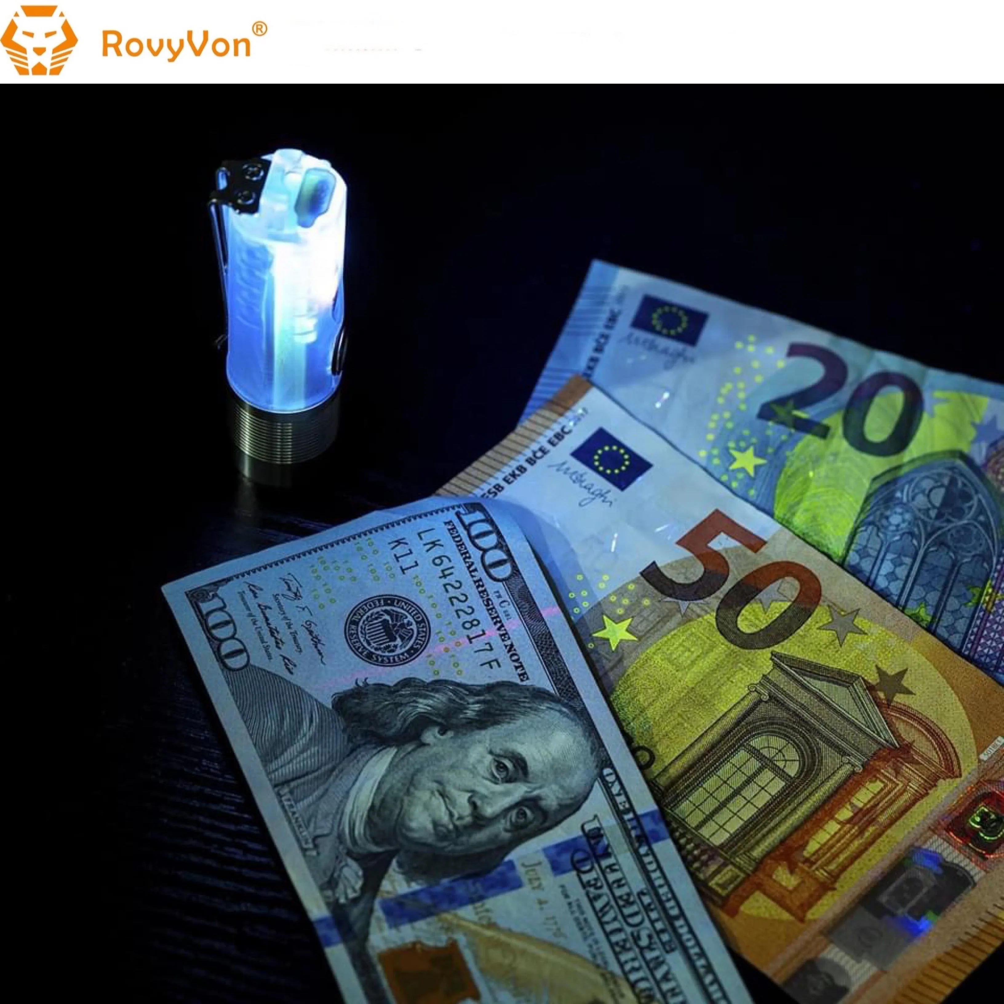 RovyVon Aurora A28 1000LMS Multipurpose EDC Keychain Flashlight