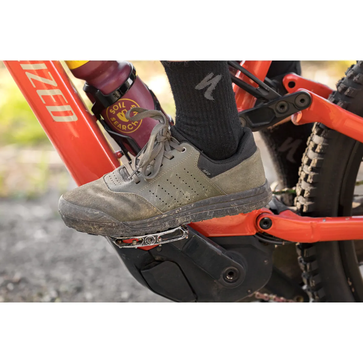 Specialized 2FO Roost Flat Mountain Bike Shoes - Oak Green / Black