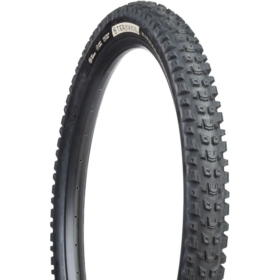 Terravail Warwick Mountain Bike Tire - 27.5 x 2.5, Tubeless, Light and Supple, Fast Compound