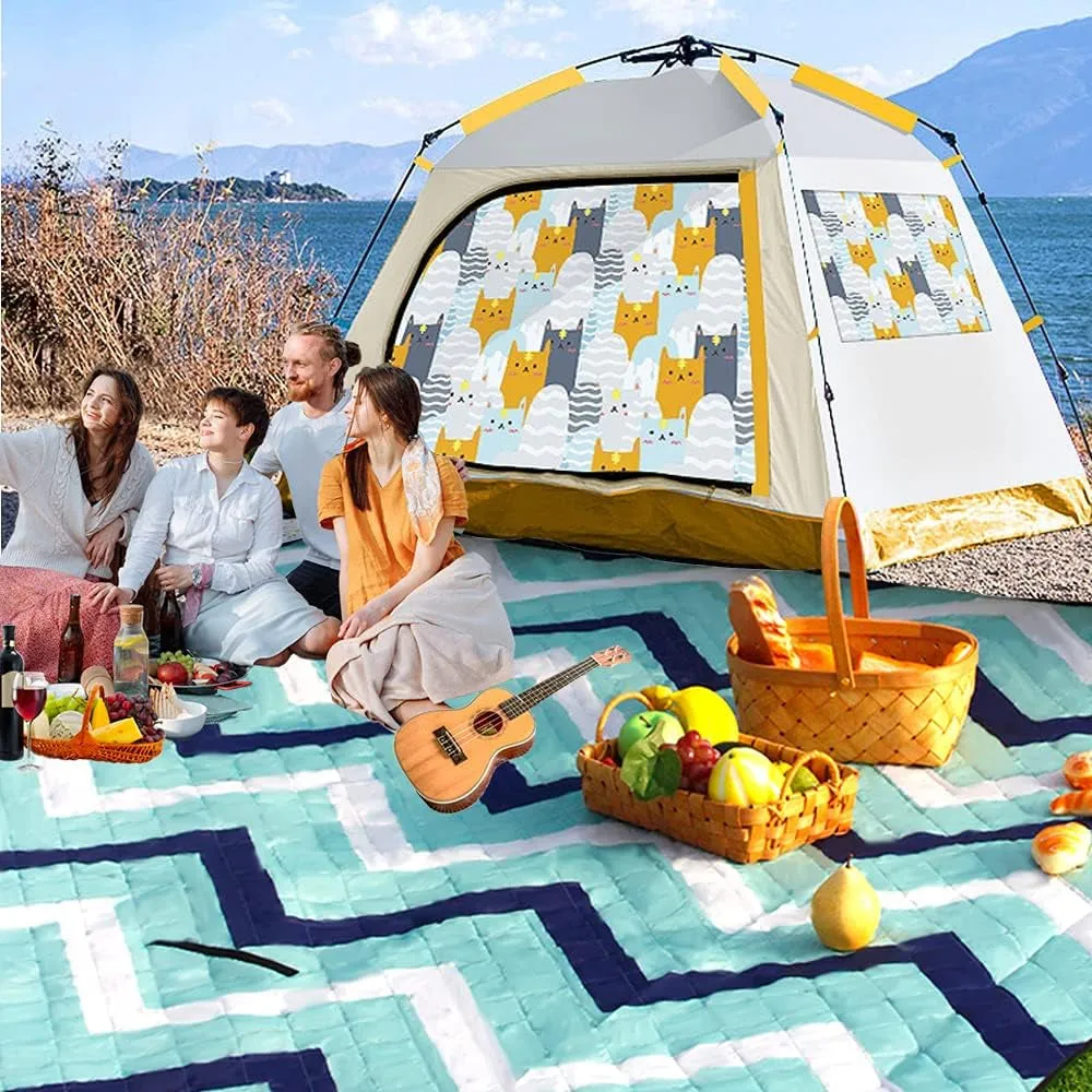 The Ultimate "Don’t Sit on the Wet Grass" Adventure Blanket: 79" x 79" of Dryness and Shenanigans for All Your Outdoor Shenanigans!