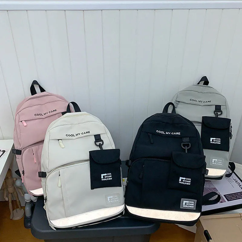 Waterproof School Backpack Reflective Design Travel Bag