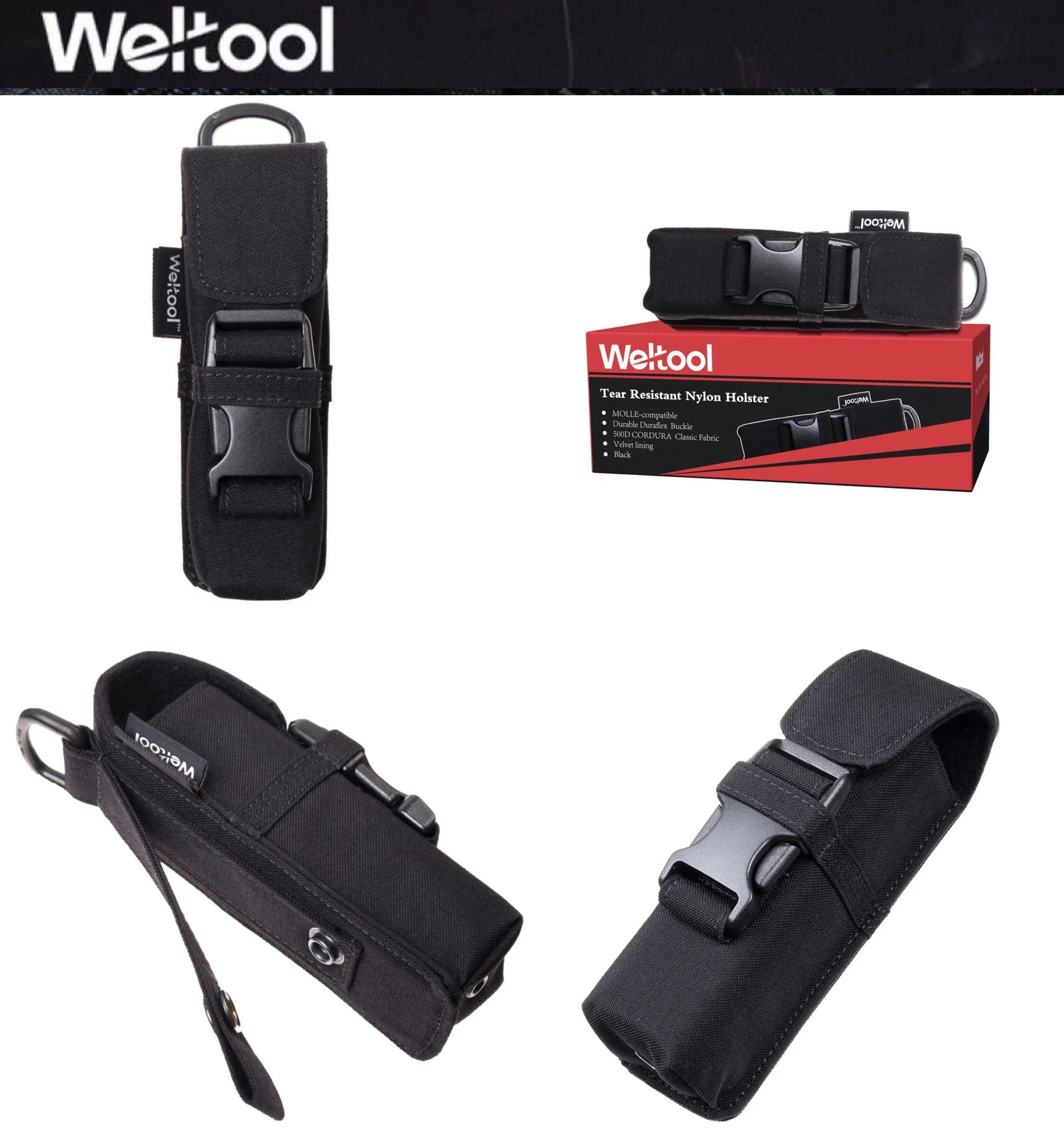 Weltool FH5 Tactical CORDURA Flashlight Holster