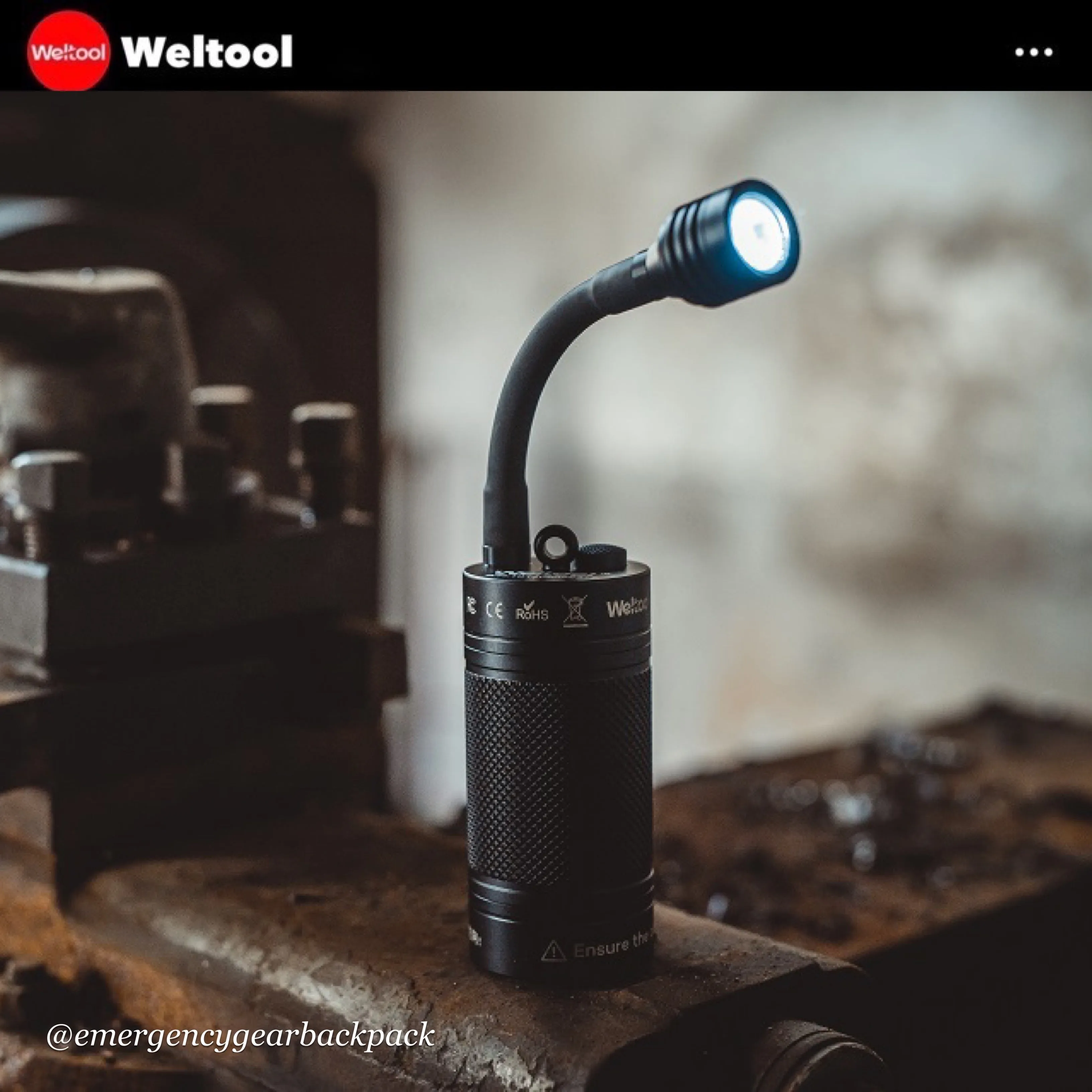 Weltool M3 Magnetic Base Work Light
