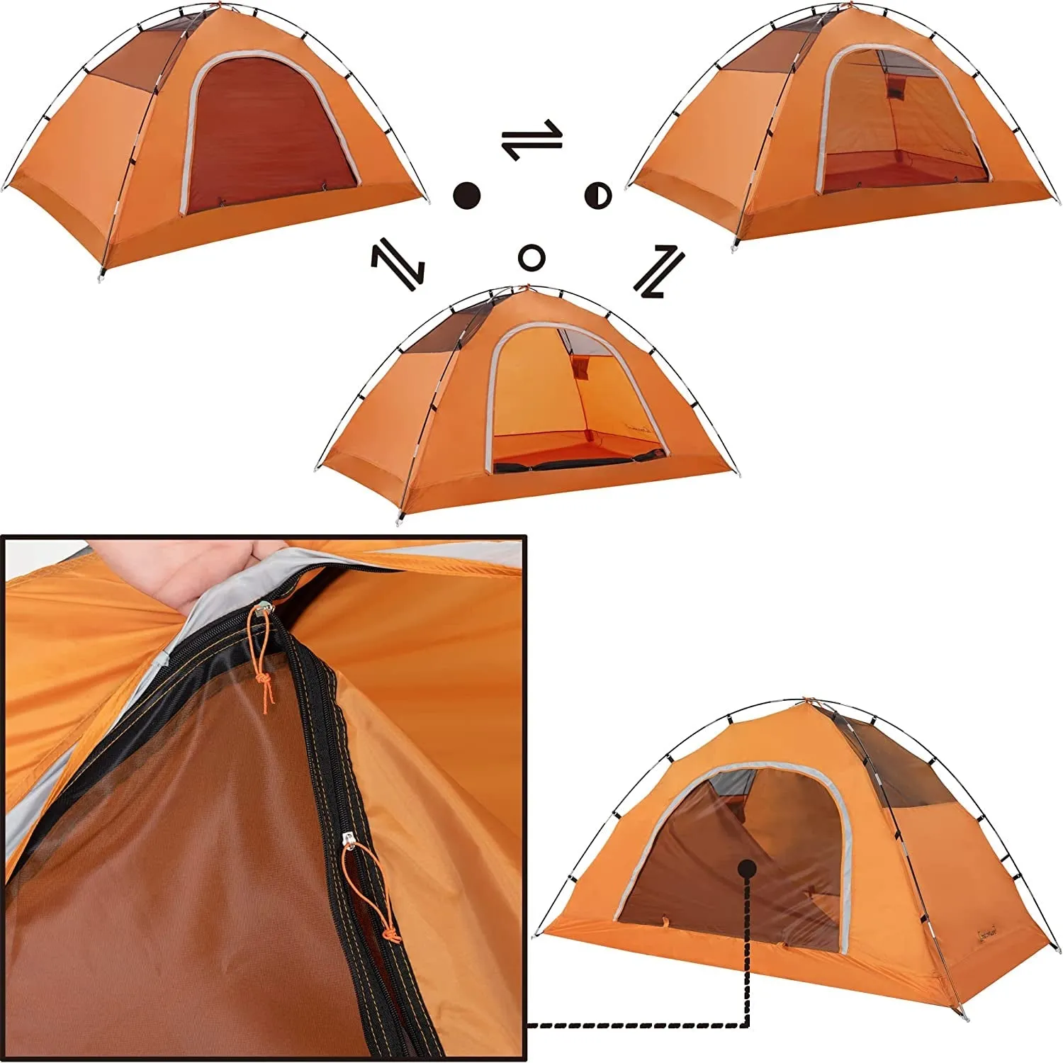 Woodland Gathering: Tents for 2, 4, or 6 - Enjoy Waterproof Adventures Together