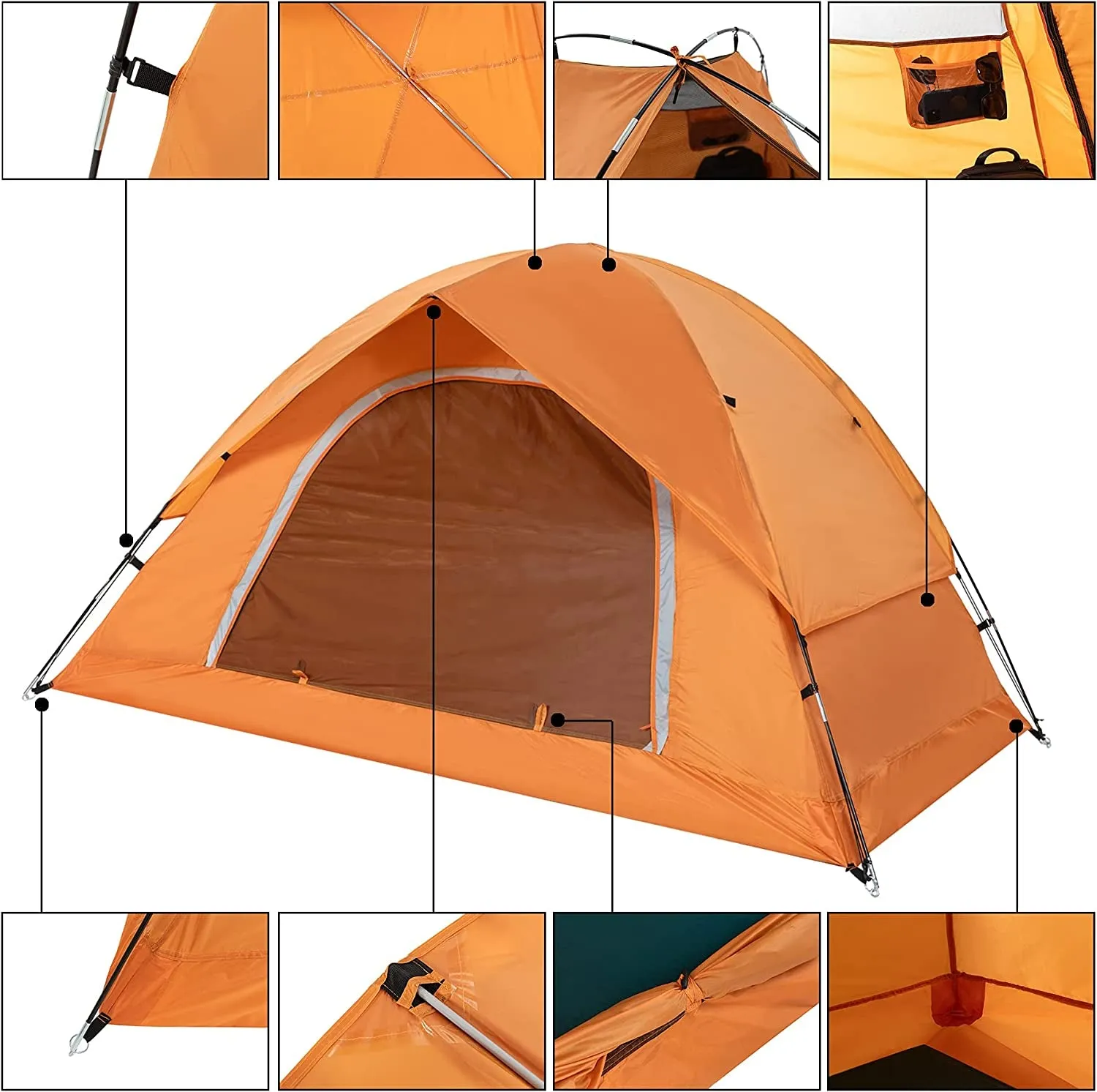 Woodland Gathering: Tents for 2, 4, or 6 - Enjoy Waterproof Adventures Together